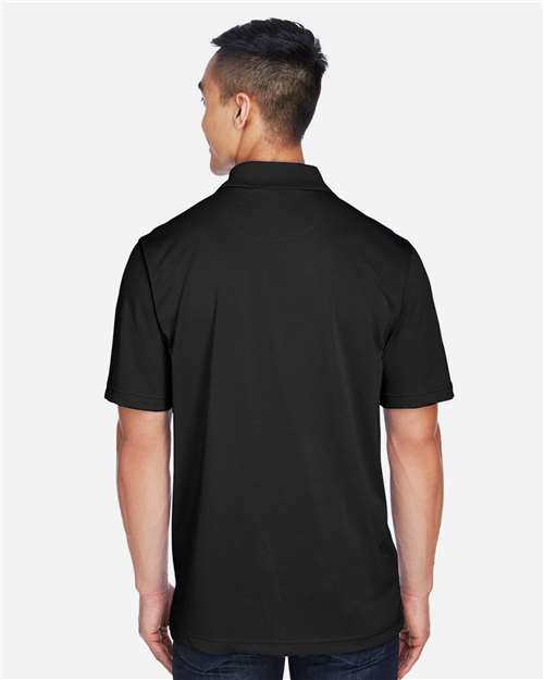 Black Men's Advantage Snag Protection Plus IL Snap Placket Polo - M345