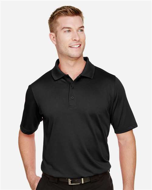 Black Men&#39;s Advantage Snag Protection Plus Polo - M348