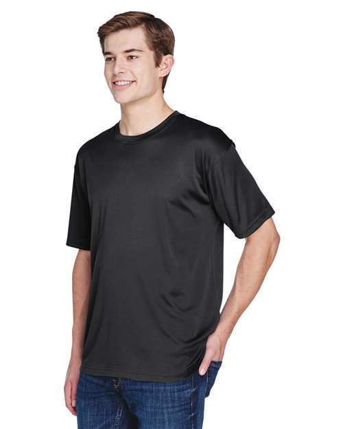 Black Men&#39;s Cool &amp; Dry Basic Performance T-Shirt - 8620