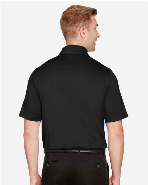 Black Men&#39;s CrownLux Performance® Range Flex Polo - DG21