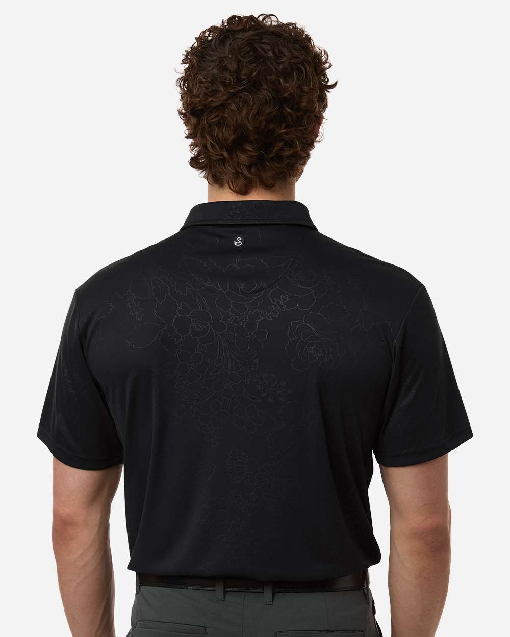 Black Men's Ehrman Polo - SW5100 plain