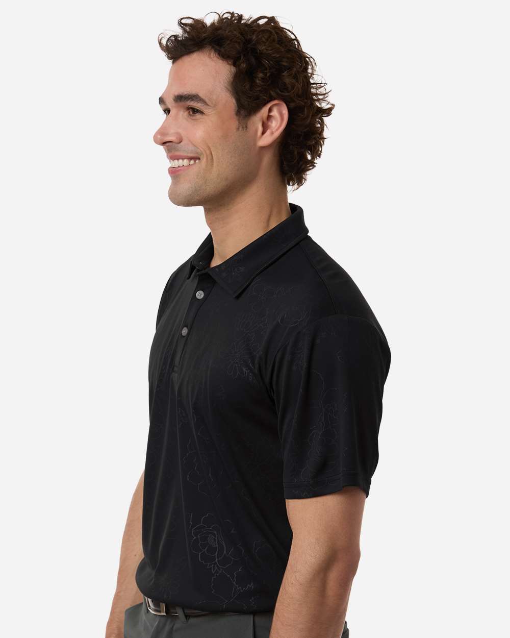 Black Men's Ehrman Polo - SW5100