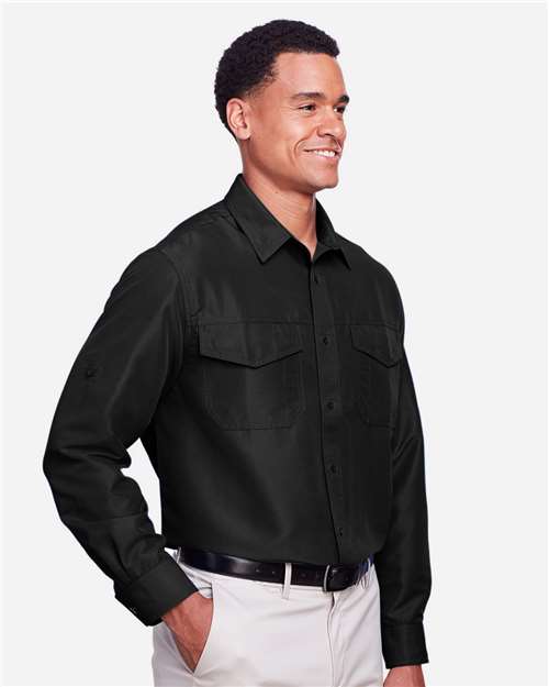 Black Men&#39;s Key West Performance Staff Shirt - M580L