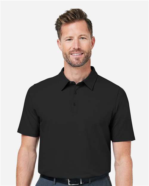 Black Men's Raleigh Stretch Polo - DG120