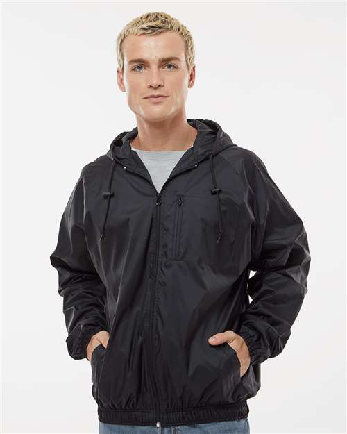 Black Mentor Hooded Coach&#39;s Jacket - 9728