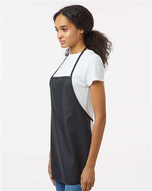 Black Midweight Cotton Twill Butcher Apron - 5510