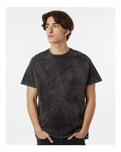 Black Mineral Wash T-Shirt - 200MW