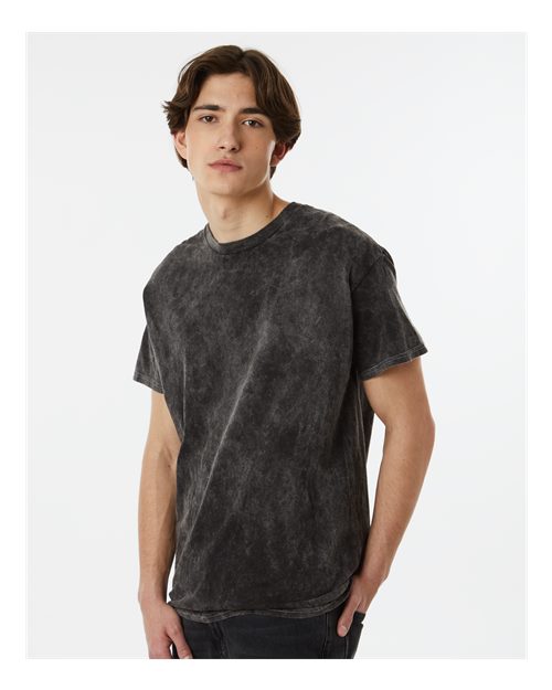 Black Mineral Wash T-Shirt - 200MW