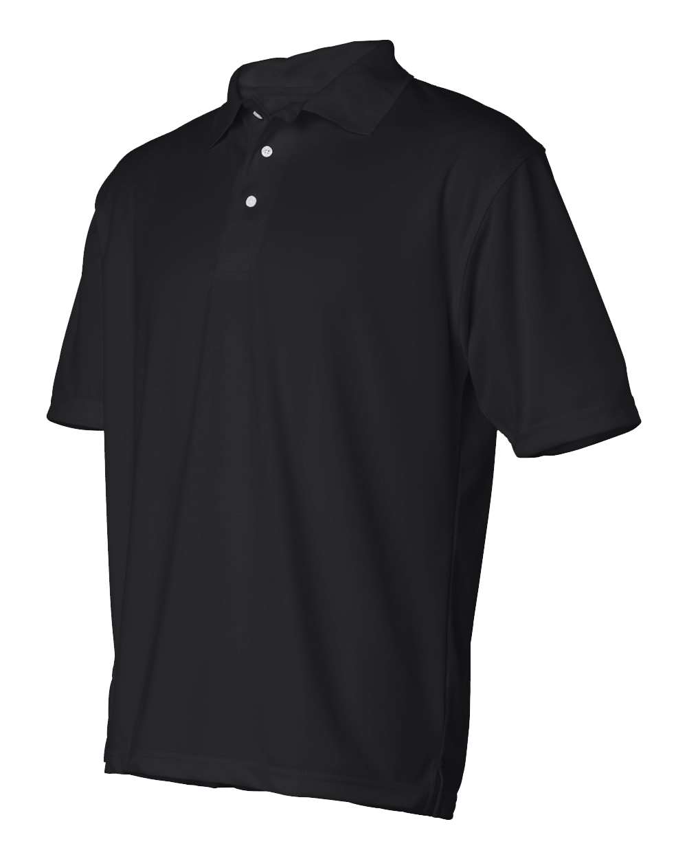 Black Moisture Free Mesh Polo - 0469