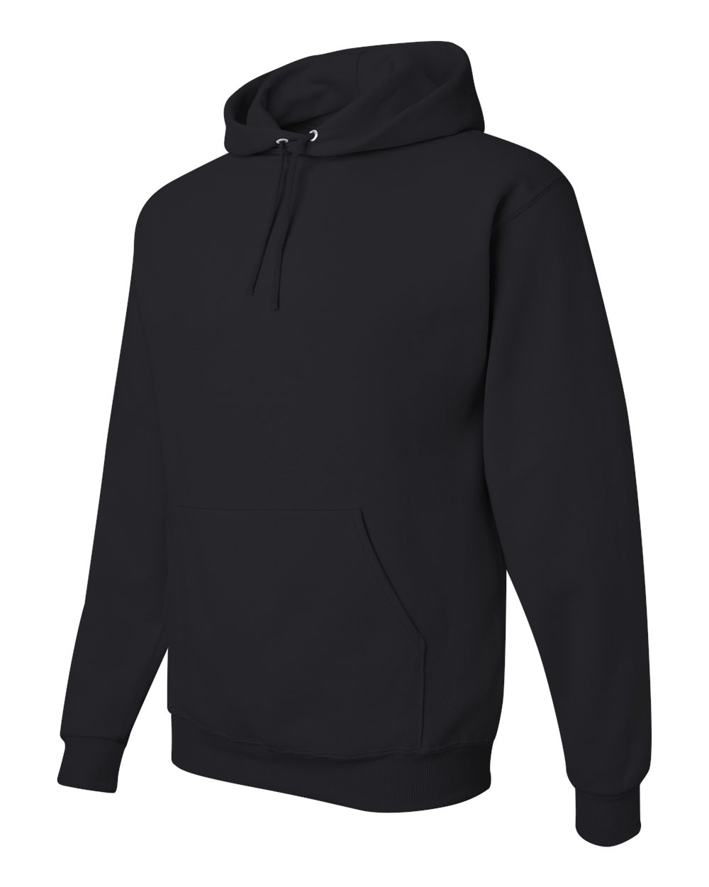 Black NuBlend® Hooded Sweatshirt - 996MR