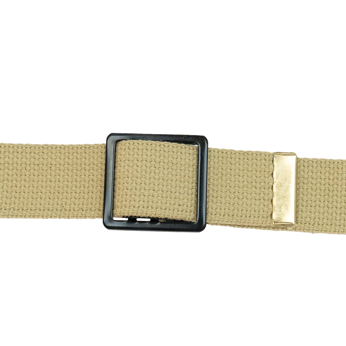 Black Open Face Web Belt Buckle
