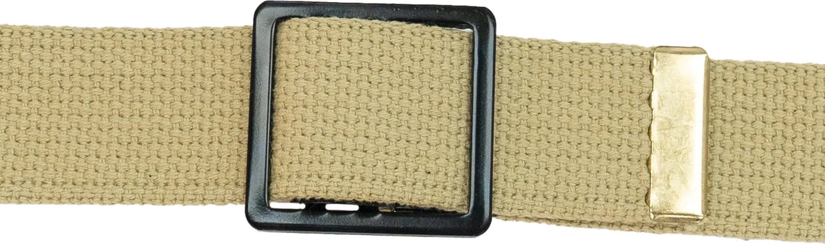 Black Open Face Web Belt Buckle