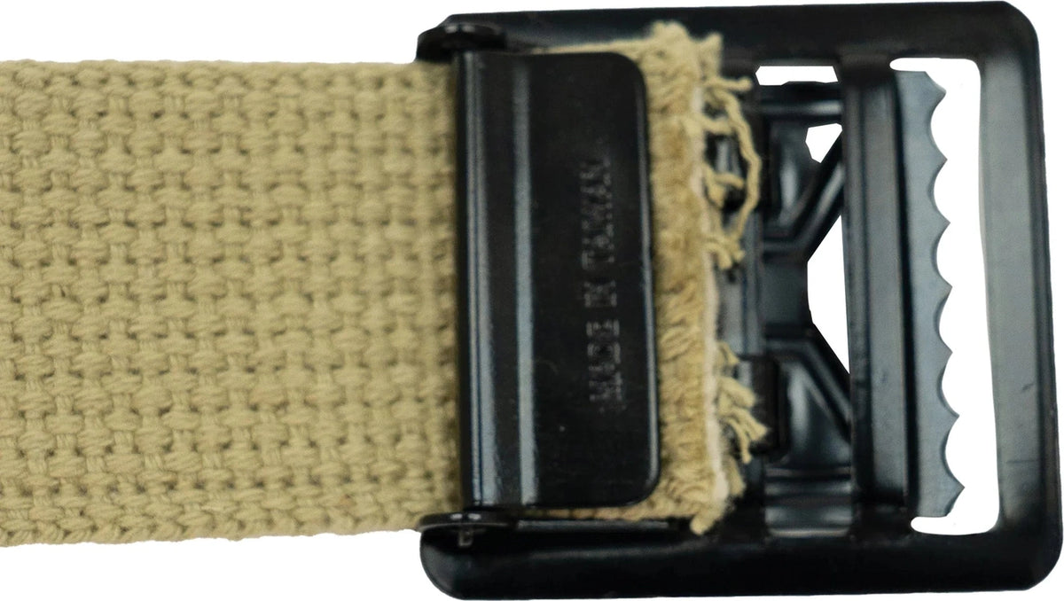 Black Open Face Web Belt Buckle