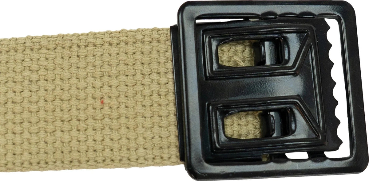 Black Open Face Web Belt Buckle