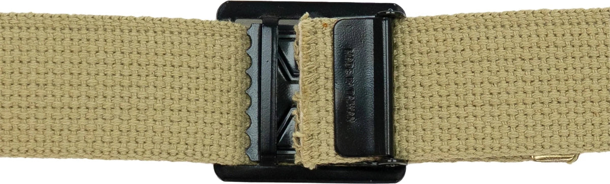 Black Open Face Web Belt Buckle