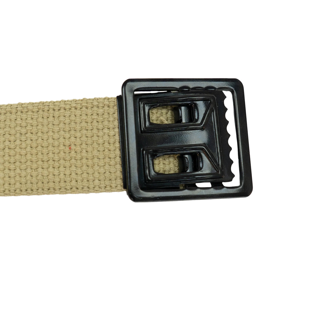 Black Open Face Web Belt Buckle