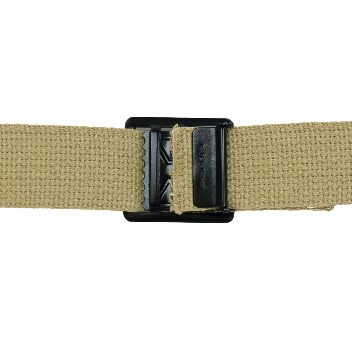 Black Open Face Web Belt Buckle