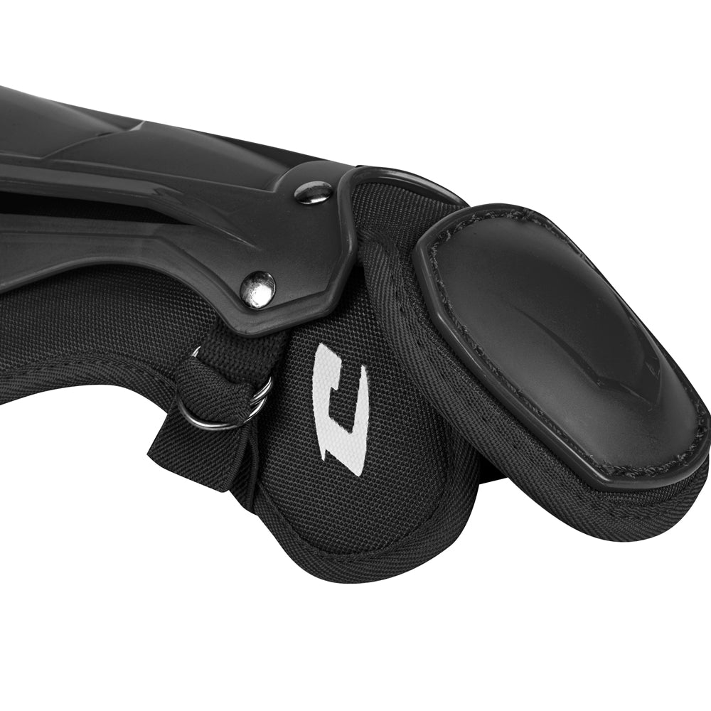 BLACK Optimus MVP Double Knee Leg Guard 16.5" Shin Length