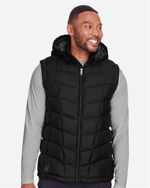 Black Pelmo Puffer Vest - S16642