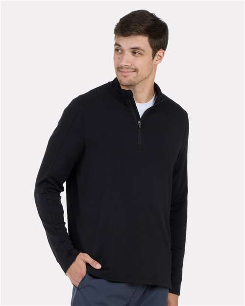 Black Perfect Quarter-Zip Pullover - BM5203