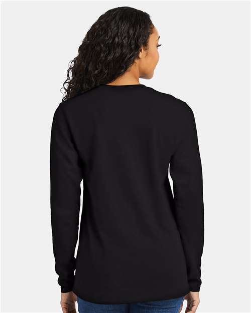 Black Perfect-T Long Sleeve T-Shirt - 498L