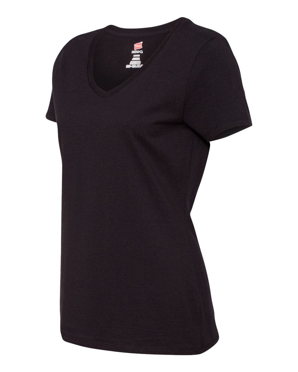 Black Perfect-T Women’s V-Neck T-Shirt - S04V