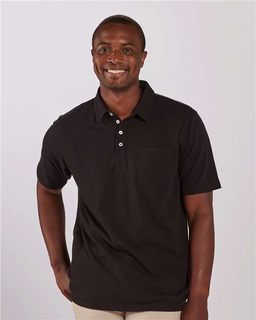 Black Pique Polo - BM2301