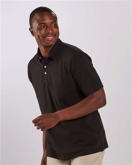 Black Pique Polo - BM2301
