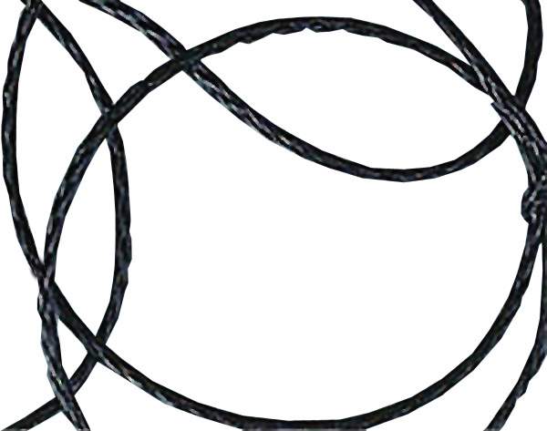 Black Poly Lacing Cord 500’ - Os
