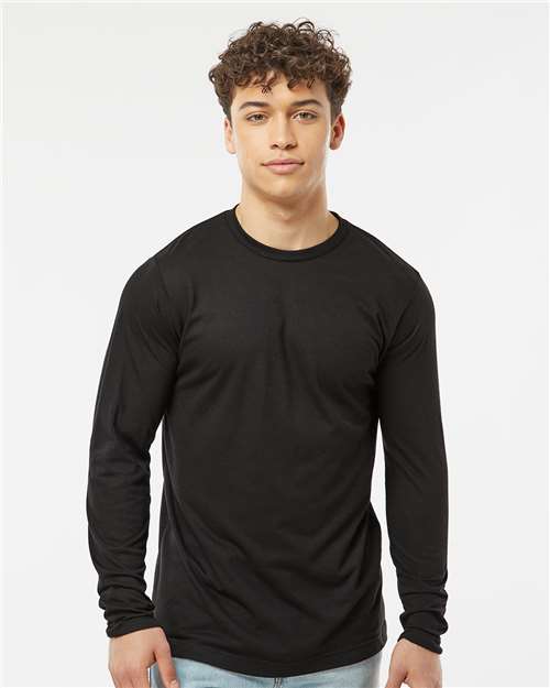 Black Poly-Rich Long Sleeve T-Shirt - 242