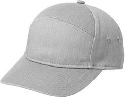 Black Port Authority 7-Panel Cap C964