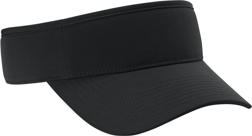 Black Port Authority Poly Visor C983