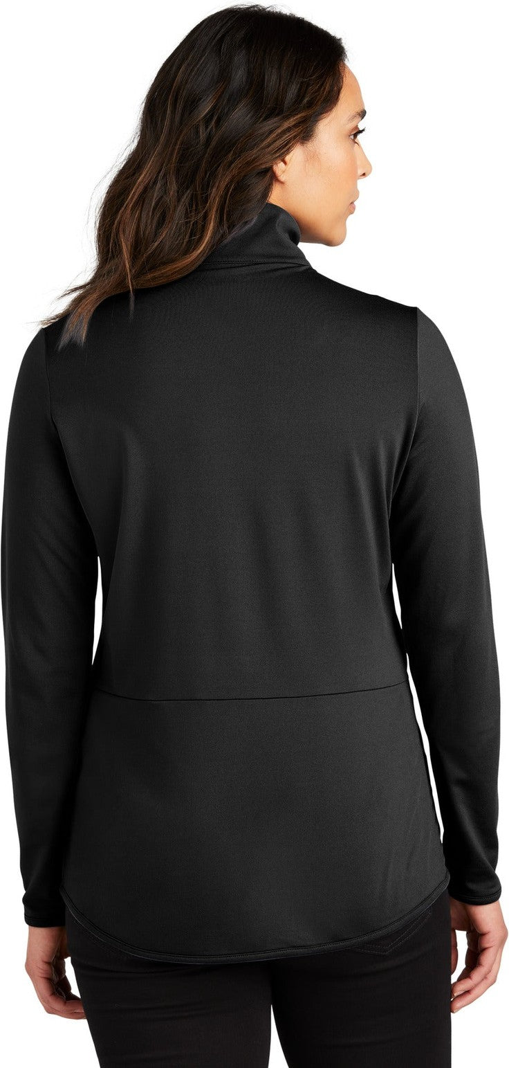 Black Port Authority Women's Accord Stretch Fleece Full-Zip LK595