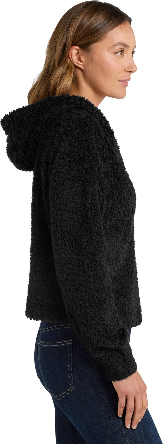 Black Port Authority Women's Cozy Fleece Hoodie. L132