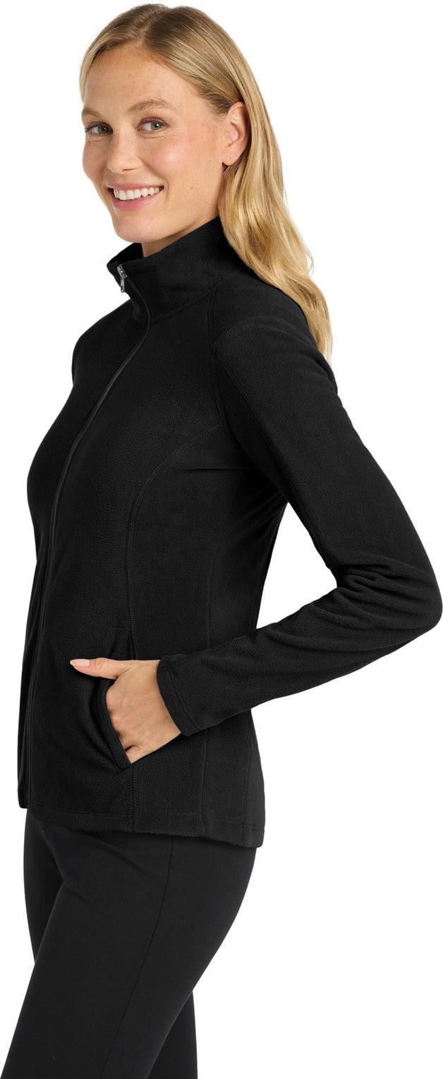 Black Port Authority Women's Microfleece Jacket. L223