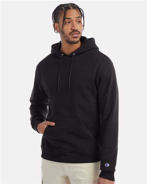 Black Powerblend® Hooded Sweatshirt - S700