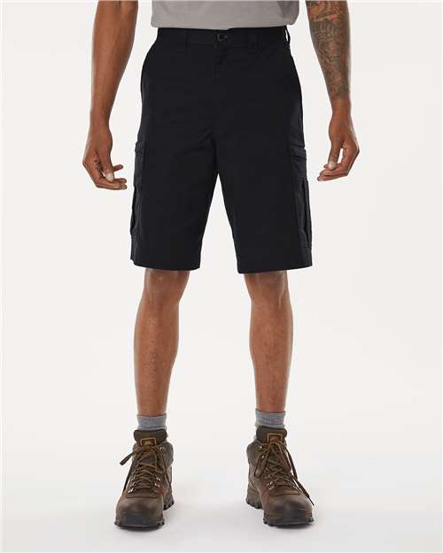 Black Premium 11&quot; Industrial Cargo Shorts - Extended Sizes - LR42EXT