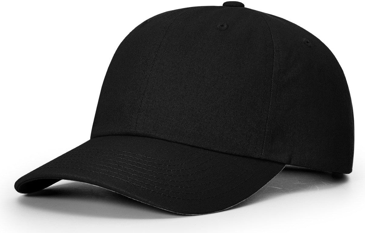 Black Premium Cotton Dad Cap