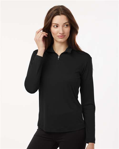 Black Pro-Lock Women&#39;s Performance Quarter-Zip Pullover - 41870L