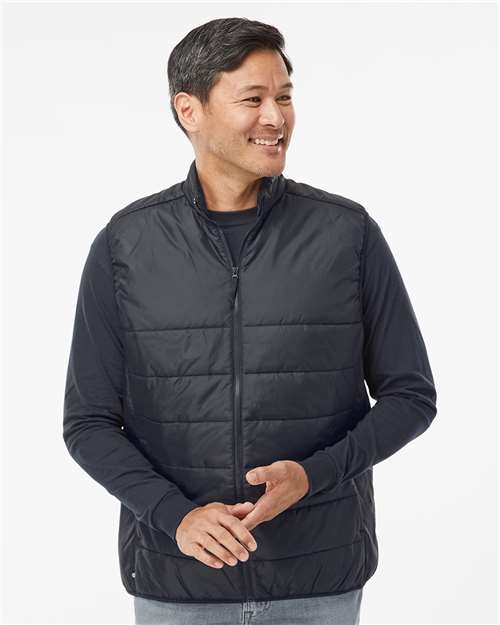 Black Puffer Vest - A572