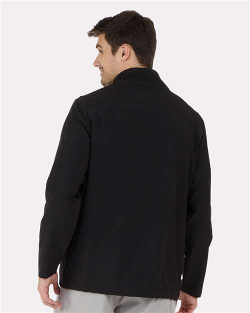 Black Quarter-Zip Stretch Pullover - BM5206