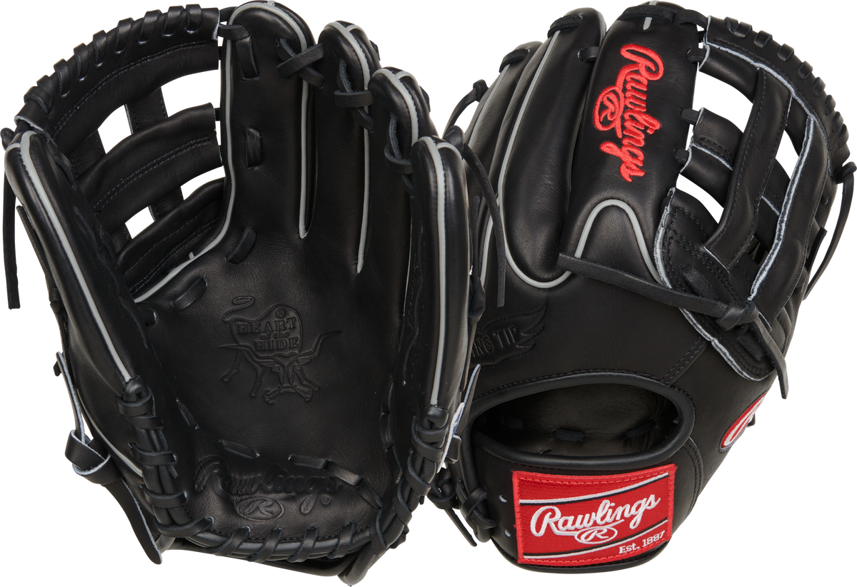 Black Rawlings Heart of the Hide 11.75 in Baseball  Glove,