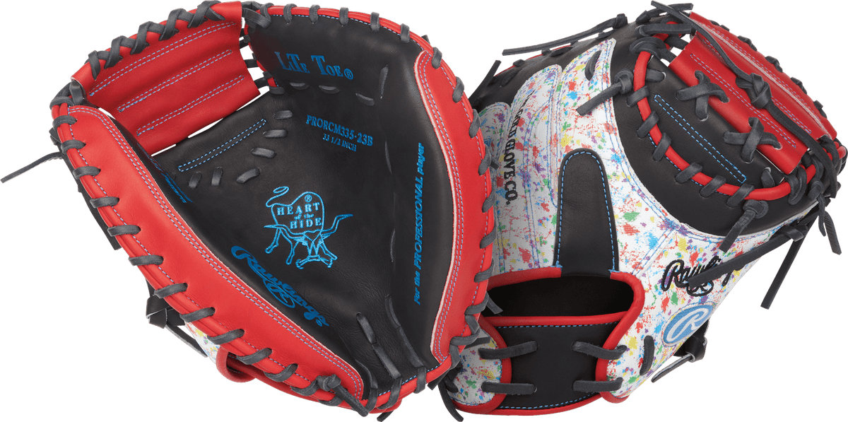 Black Rawlings Heart of the Hide 33.5 in Baseball  Glove, Catcher