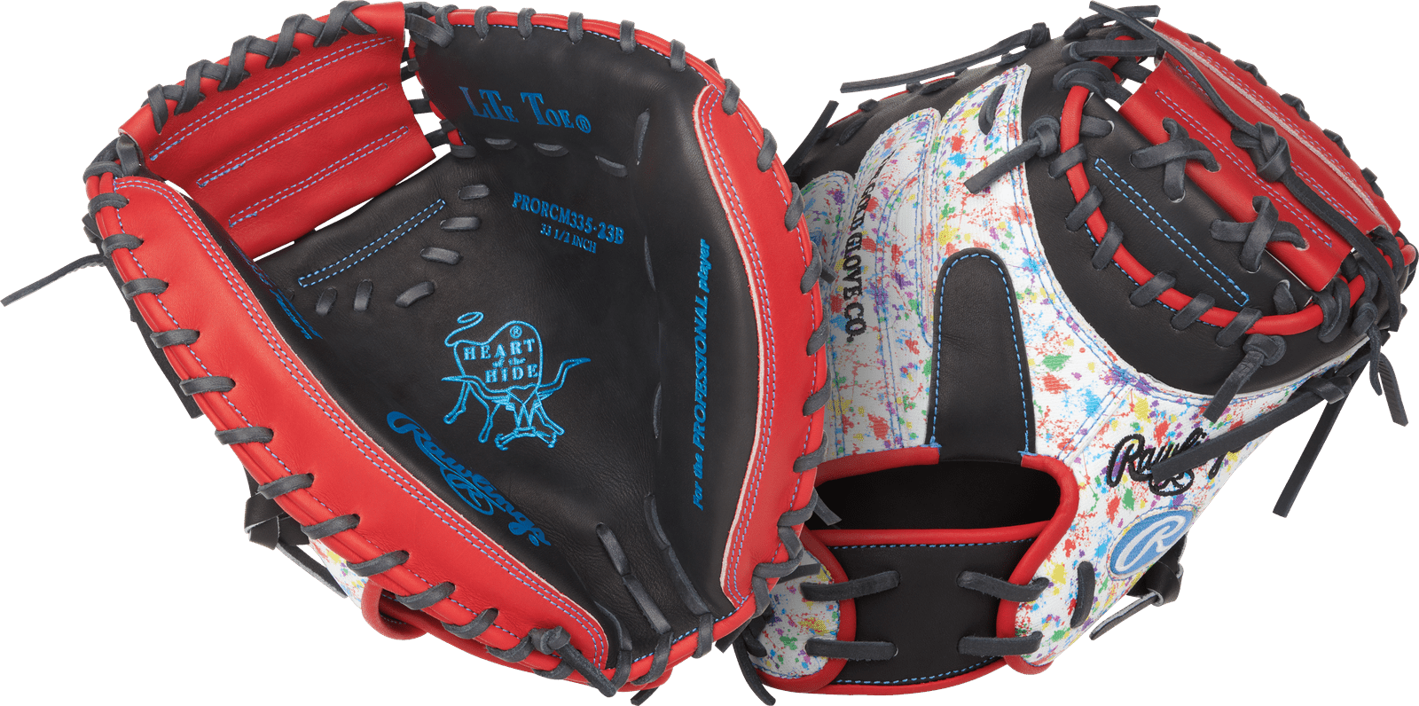 Black Rawlings Heart of the Hide 33.5 in Baseball  Glove, Catcher