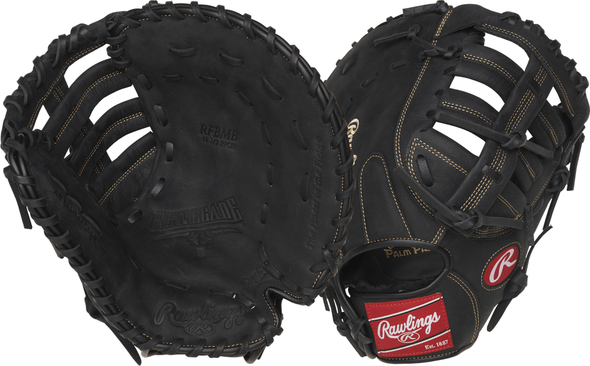 Black Rawlings Renegade 12.5 in Baseball  Glove, First Base  grouped