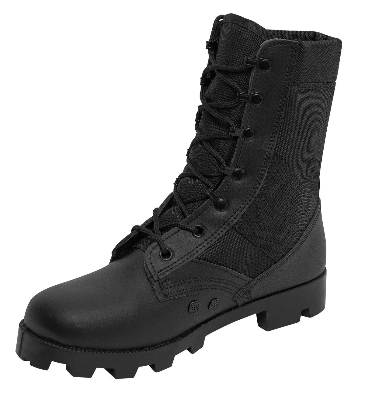 Black Speedlace Jungle Boots - 9 Inch