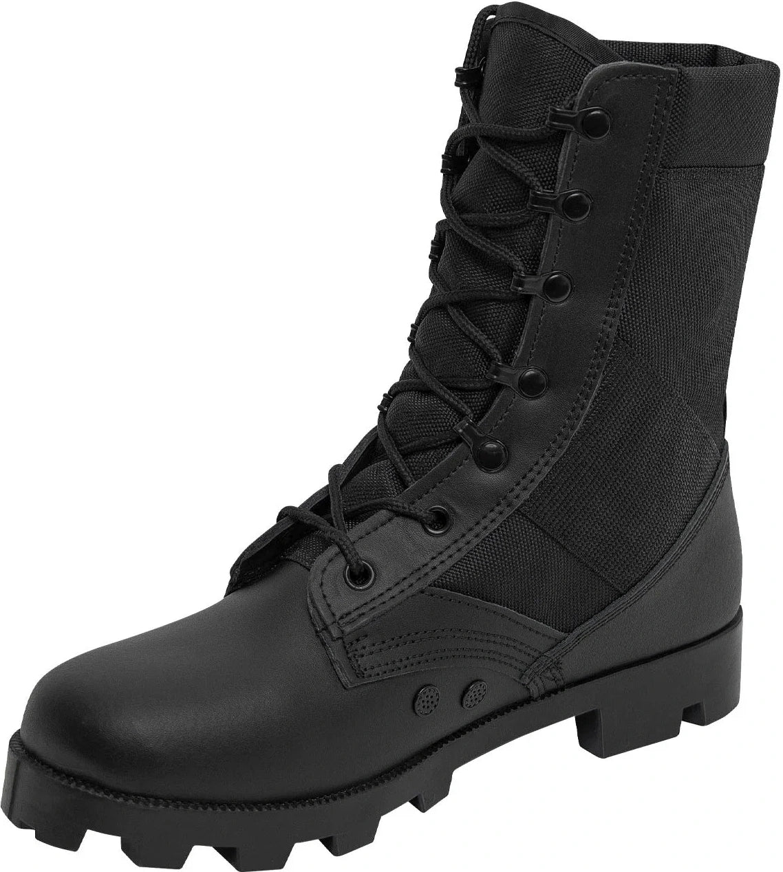 Black Speedlace Jungle Boots - 9 Inch