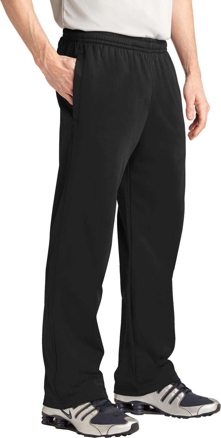 Black Sport-Tek Sport-Wick Fleece Pant. ST237
