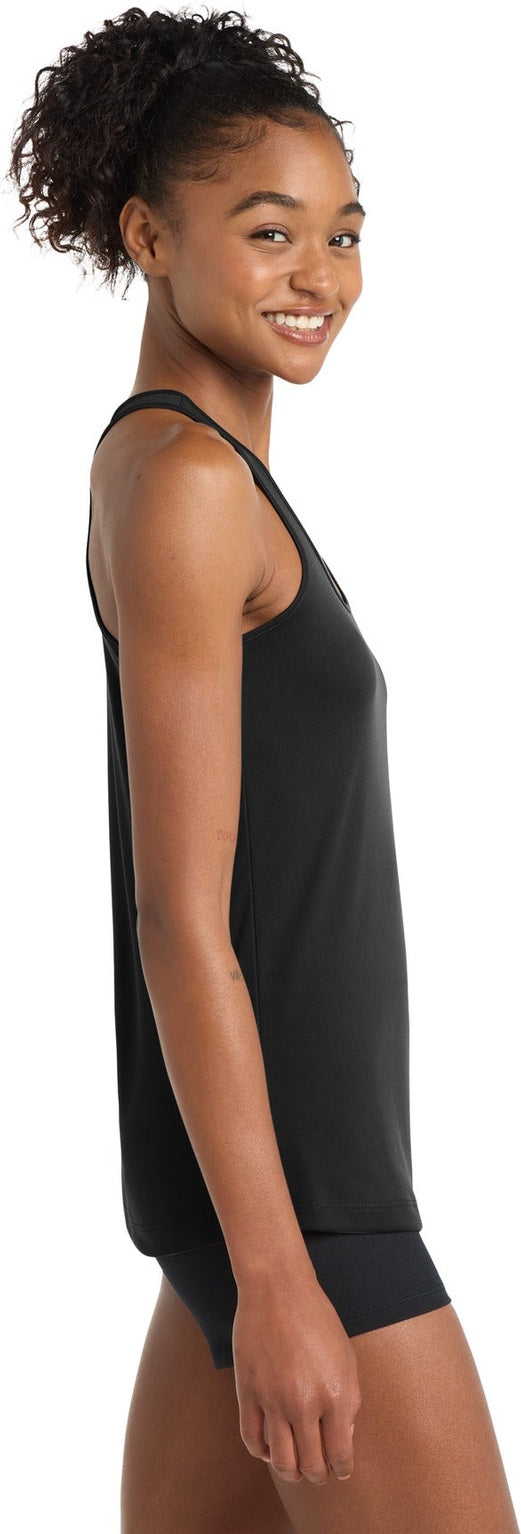 Black Sport-Tek Women's PosiCharge Competitor Racerback Tank. LST356