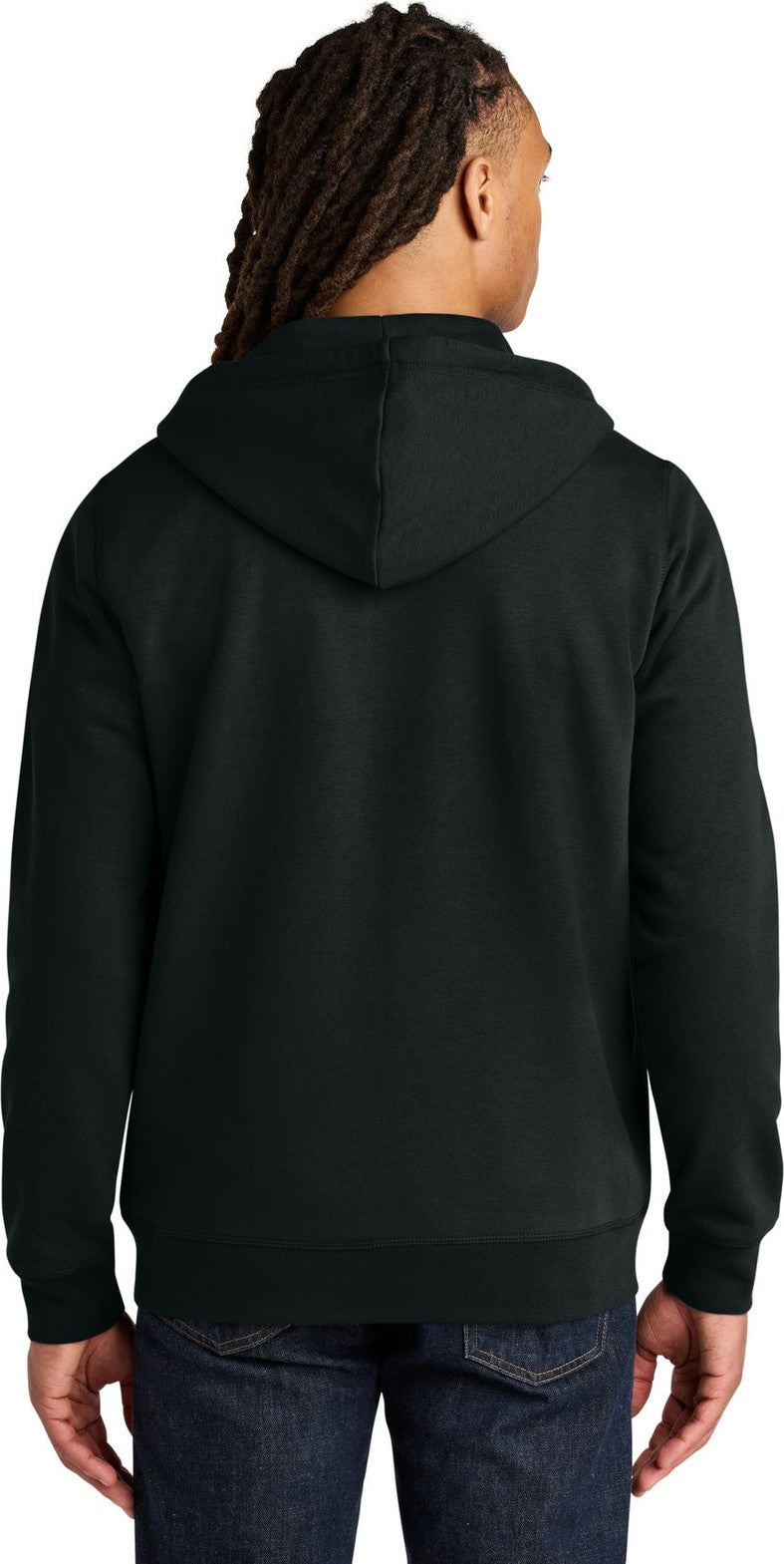 Black Stanley/Stella Unisex Mixer Full-Zip Hooded Sweatshirt SXU011